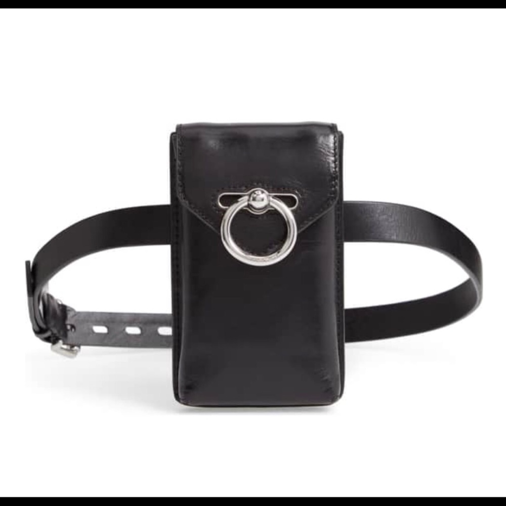 Rebecca Minkoff Black Leather Belt Bag. NWOT